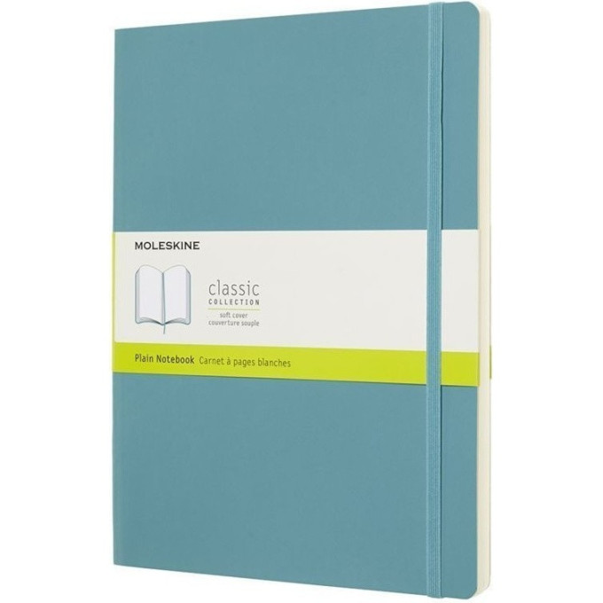 Блокнот MOLESKINE Classic Pocket, нелинованный, голубой QP012B35
